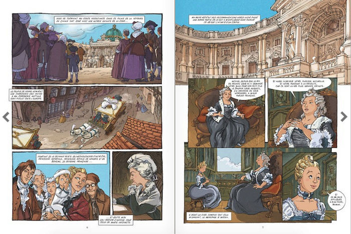 mémoires - Bande dessinée : Mémoires de Marie-Antoinette Captu118