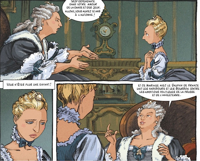 mémoires - Bande dessinée : Mémoires de Marie-Antoinette Captu127