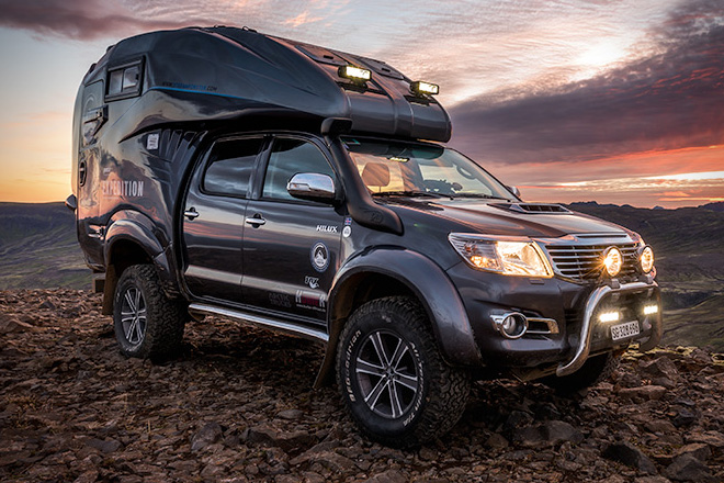 Caravane portée et Toyota Hilux Toyota14