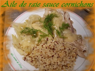 Aile de raie sauce cornichons Aile_d11