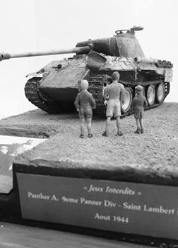 Saint Lambert sur dives Aout 1944 Panther A de la 9eme panzer 18700010