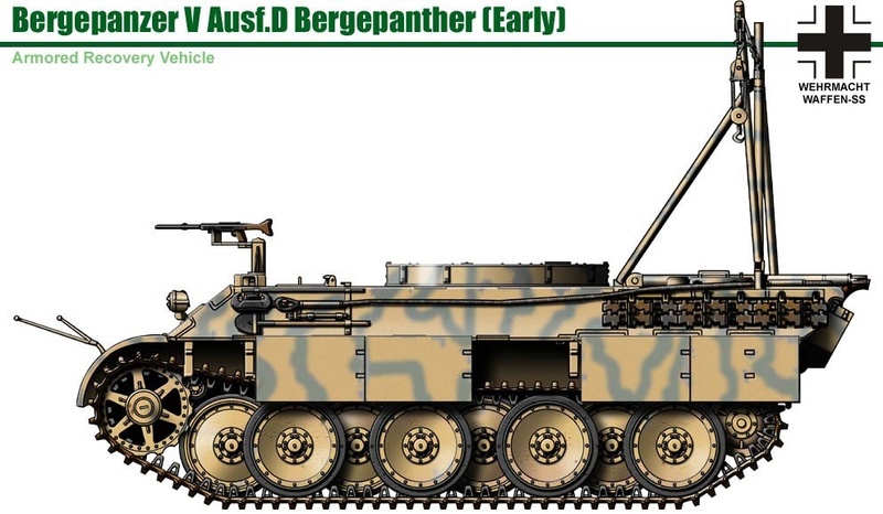 Bergepanzer V ausf D (Sd.Kfz. 179) BergePanther Early (Vincent Bourguignon) 1031