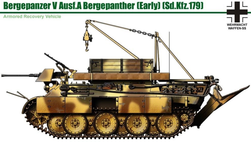 Bergepanzer V ausf.A (Sd.Kfz. 179) BergePanther Early (Vincent Bourguignon) 1130