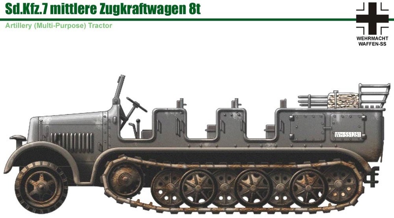 Sd.Kfz. 7 mittlere Zugkraftwagen 8t (Vincent Bourguignon). 3815