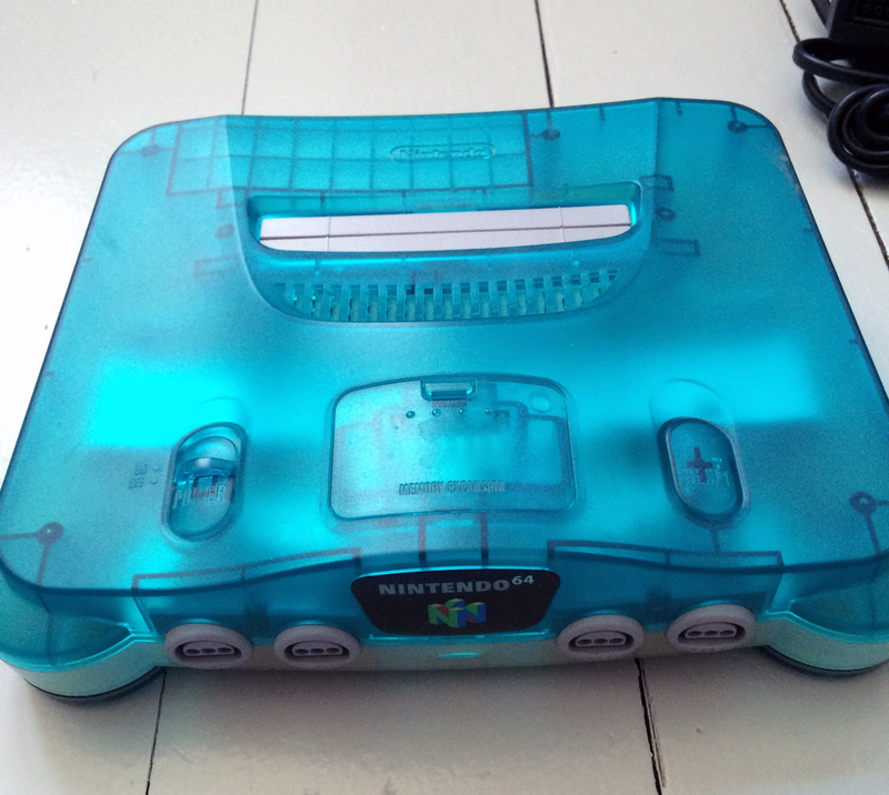 [VDS] Nintendo 64 CLEAR BLUE + Manette + Cables + Memory Expension !!! Img_0511