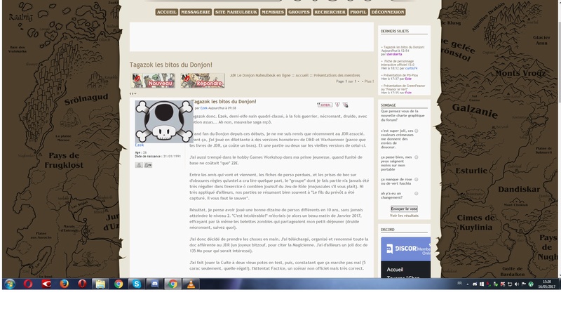 Que pensez vous de la nouvelle charte graphique du forum? Test6910