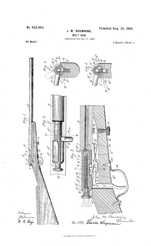 Brevets-éclatés Winchester 1900 Single Shot et ses dérivées - Années de fabrication. 1900_b11