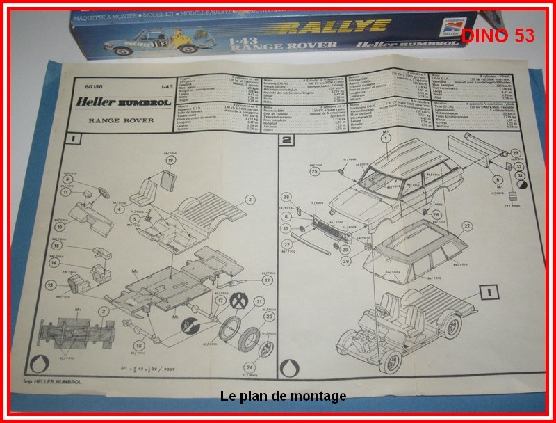 RANGE ROVER Rallye PARIS-DAKAR de 1984 Réf 80156 Range812