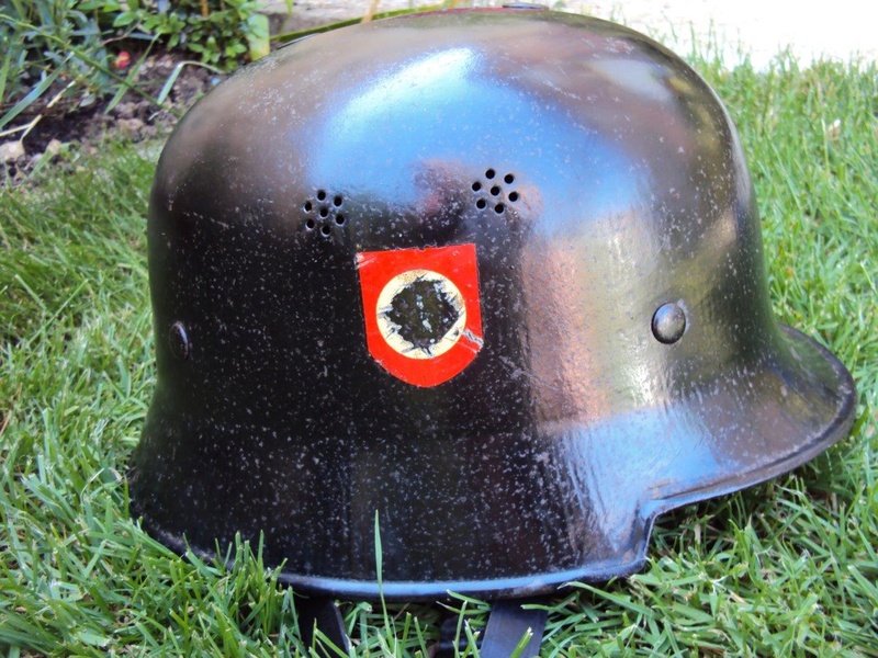 Rien de spécial - juste un casque allemand M34 avant et après  Dsc05018