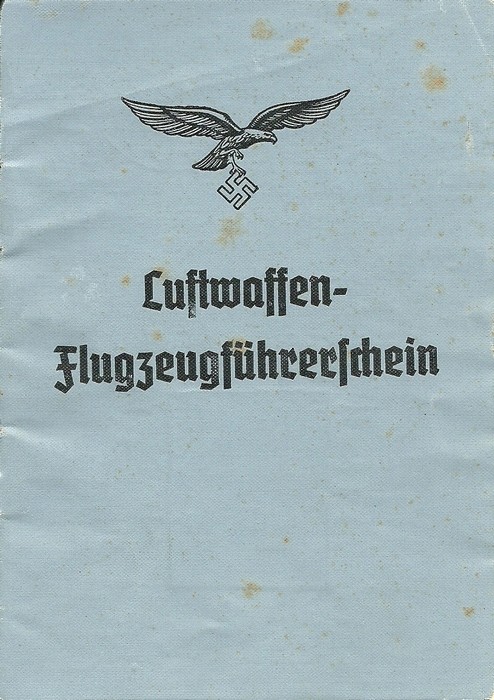 Licence de pilote Luftwaffe Numyri22