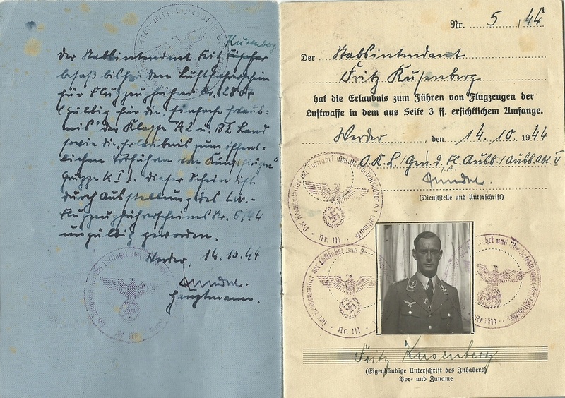 Licence de pilote Luftwaffe Numyri23