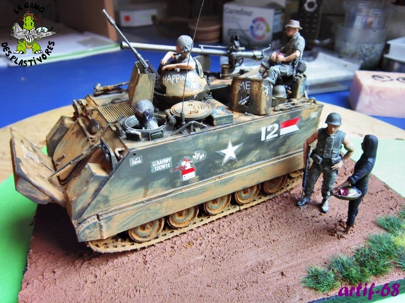 [ACADEMY] VIETNAM Véhicule de transport de troupe M113A1 A.P.C ...  Img_5574