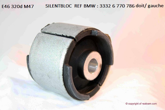 tuto - [ bmw E46 320d M47 an 1999 ] Remplacement silentbloc bras ar (TUTO) 33_sil10