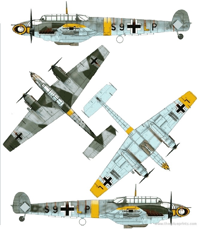 Messerschmitt BF110 "Zerstörer" Messer11