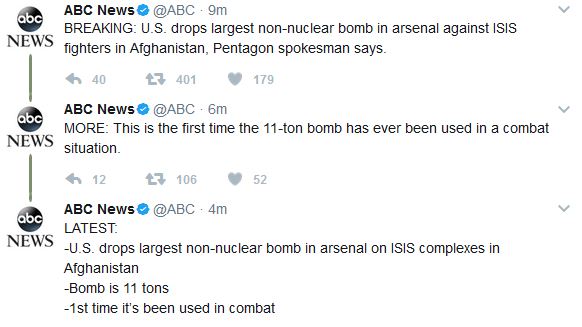 U.S. Drops Largest Non-Nuclear Bomb Ever on ISIS Bomb10