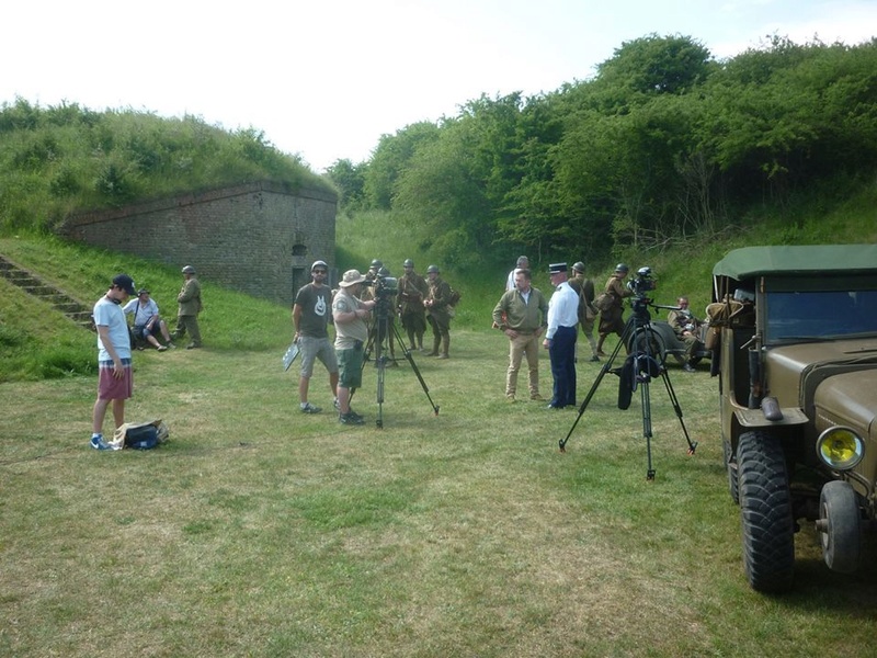 tournage documentaire champs de bataille dunkerque pour RMC decouverte  18739718