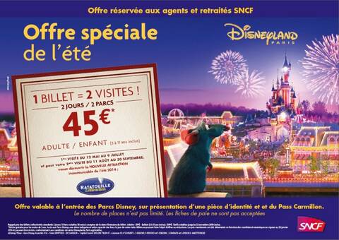 Offre disney sncf