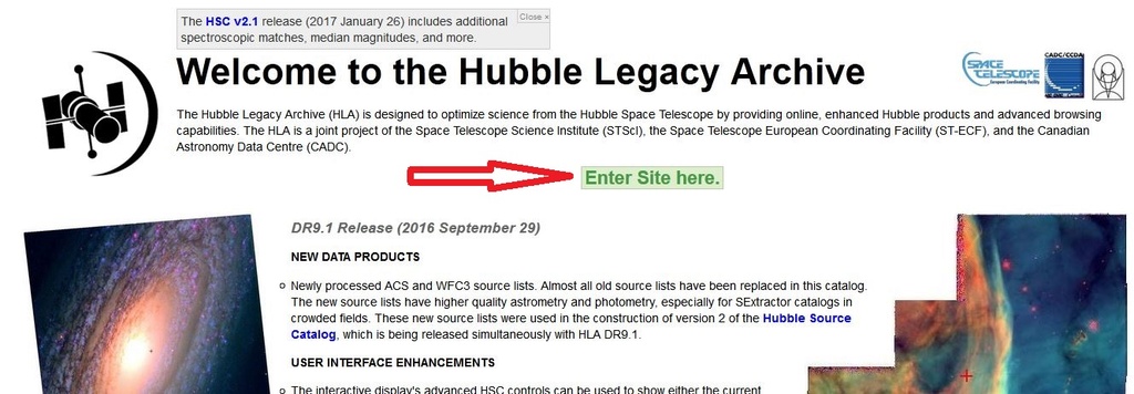 Le Hubble Legacy Archive (HLA) 22212