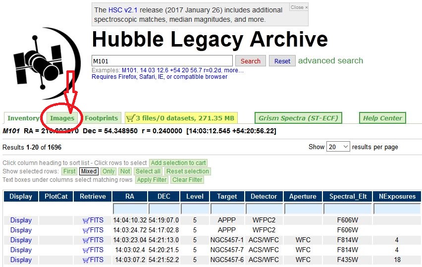 Le Hubble Legacy Archive (HLA) 44411