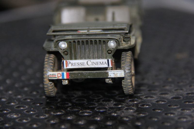 Jeep Tamiya 1/35 carte de presse 00812