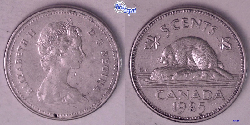 1985 - Coin Décalé Légende 5_cent21