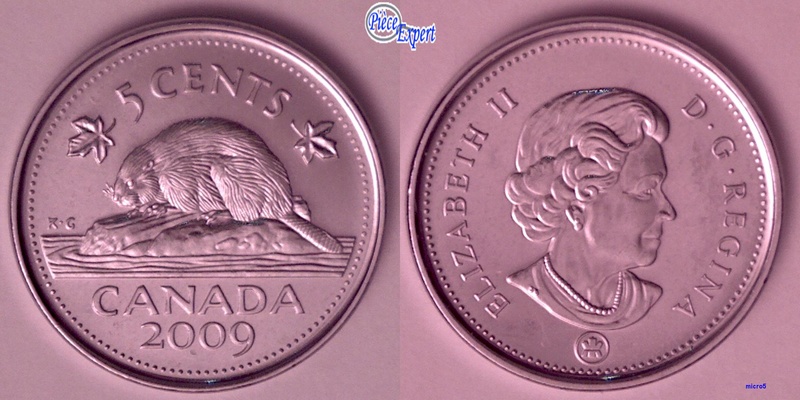 2009 - Double Éclat de Coin sur le K  de K.G (Die Chip) 5_cent35