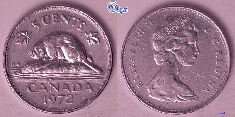 1972 - Coin Décalé Avers 5_cent41