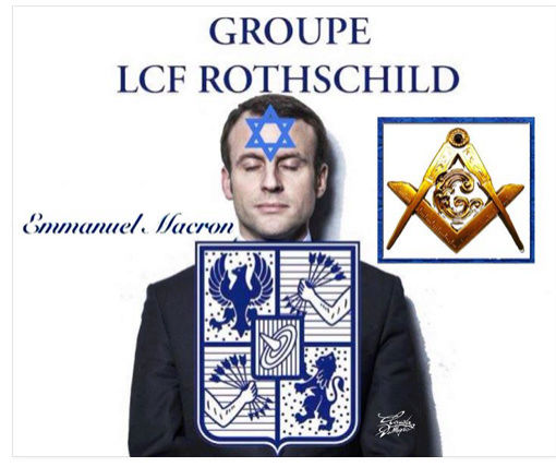 Le Mal est sur lui, la Grâce est sur elle - SONDAGE : Macron appartient-il à l'Antéchrist ? - Page 4 Macron13