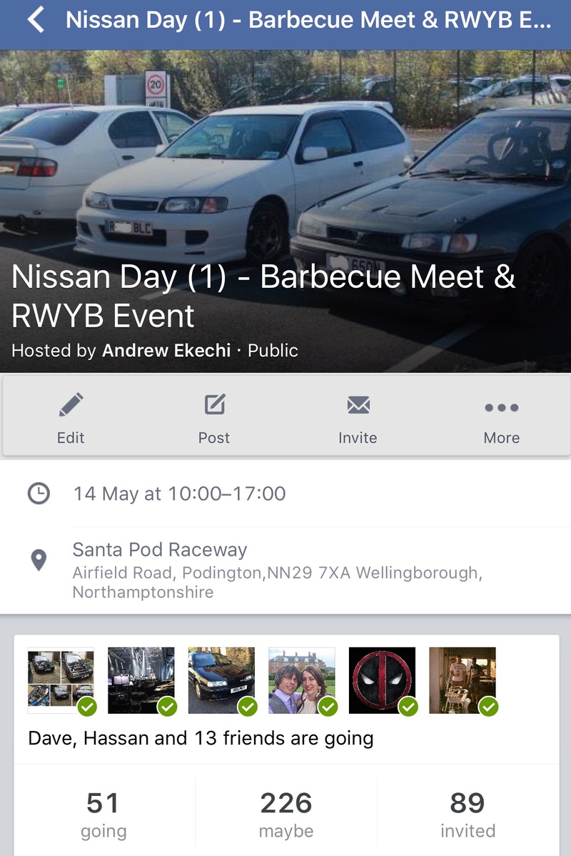 RWYB- Nissan Barbecue Meet - Santa Pod- Sun 14/05/17 - Page 2 Image16