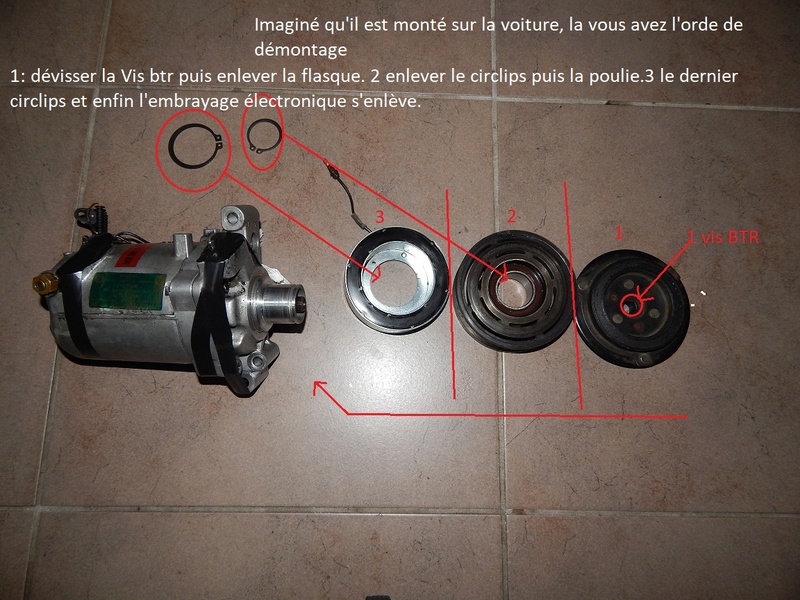  [ BMW E46 320d M47 ] Remplacement compresseur de clim (TUTO) 1410