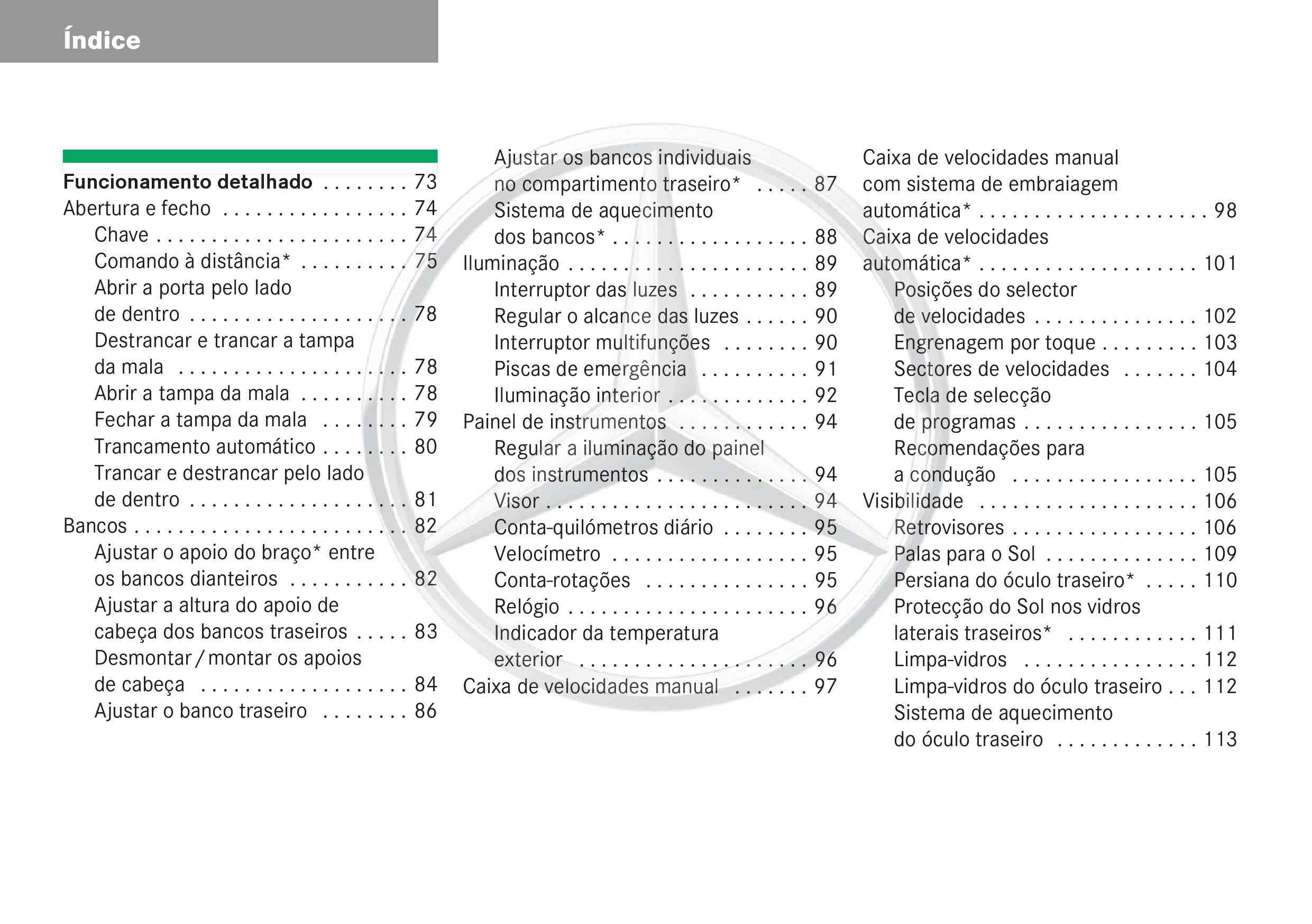 (W168): Manual Classe A - português de Portugal 0006_131