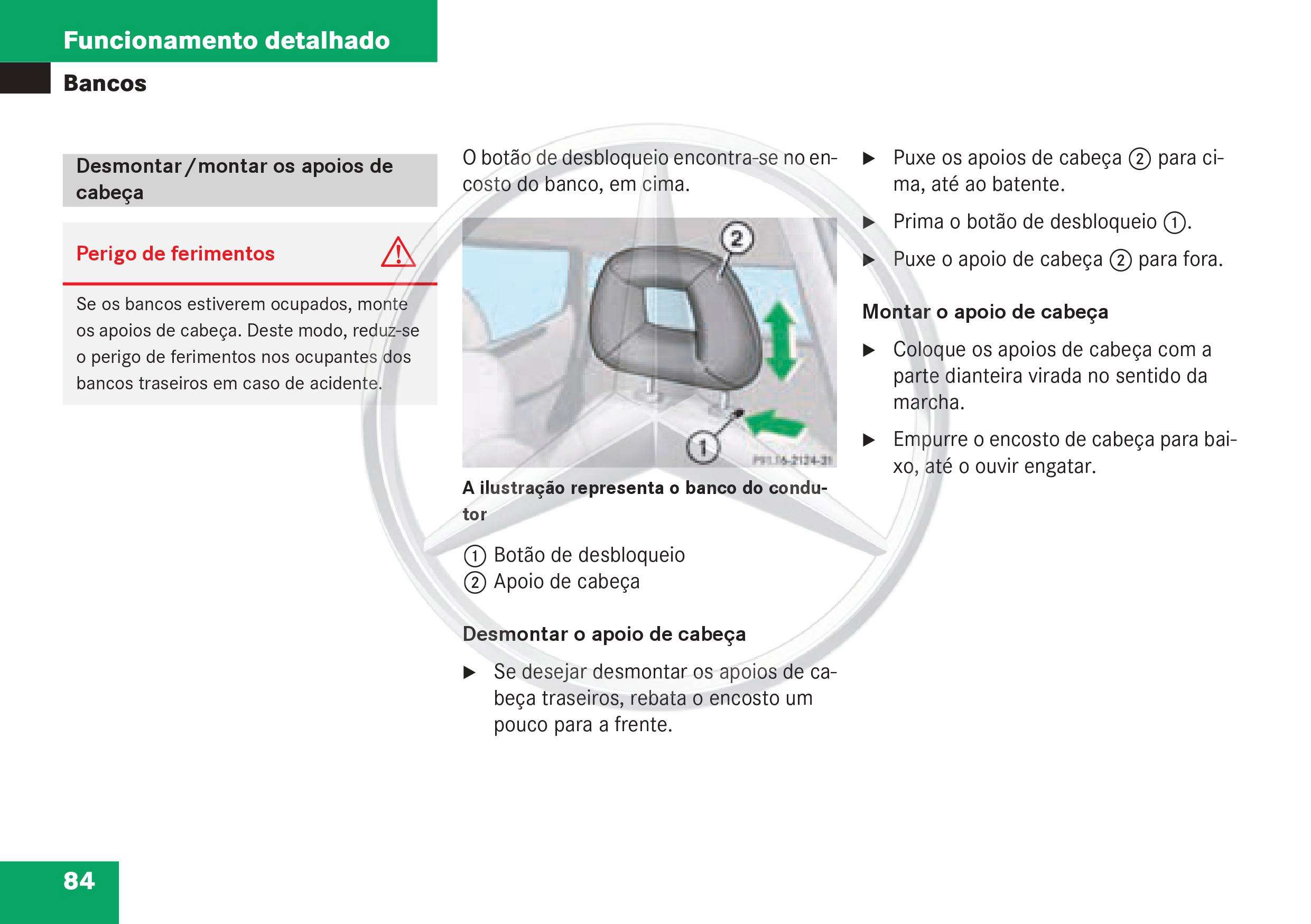 manual - (W168): Manual Classe A - português de Portugal 008611