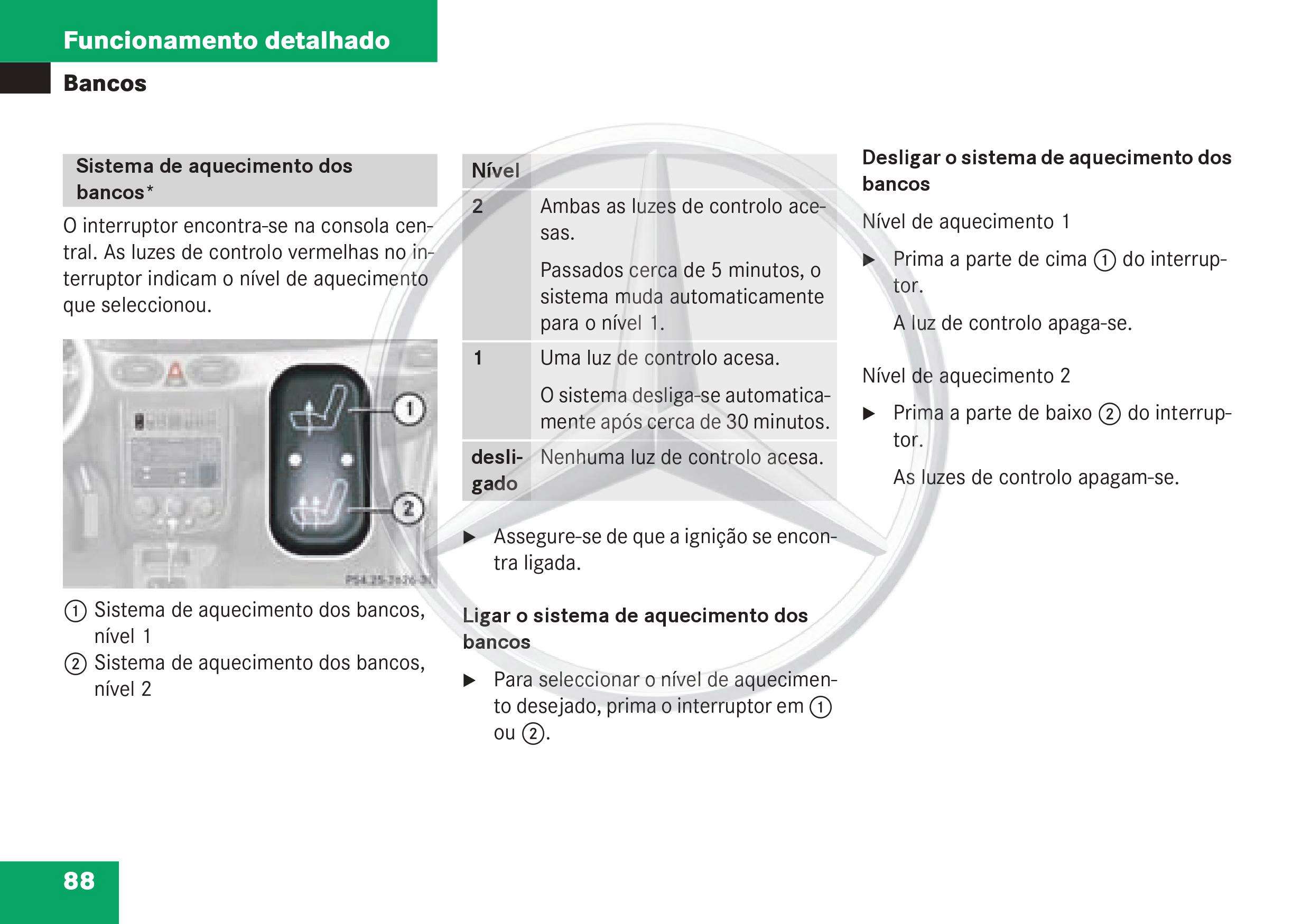 manual - (W168): Manual Classe A - português de Portugal 009011