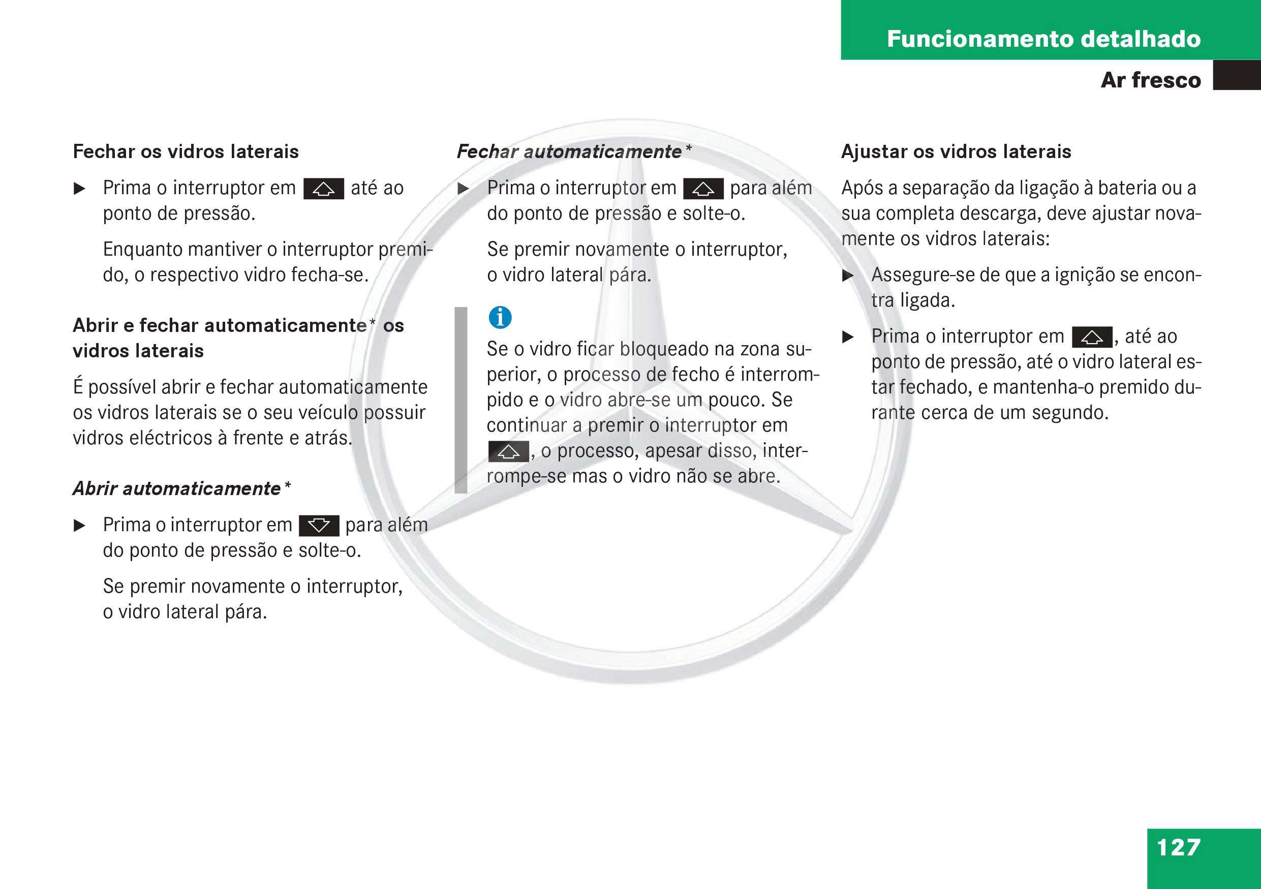 (W168): Manual Classe A - português de Portugal 012910