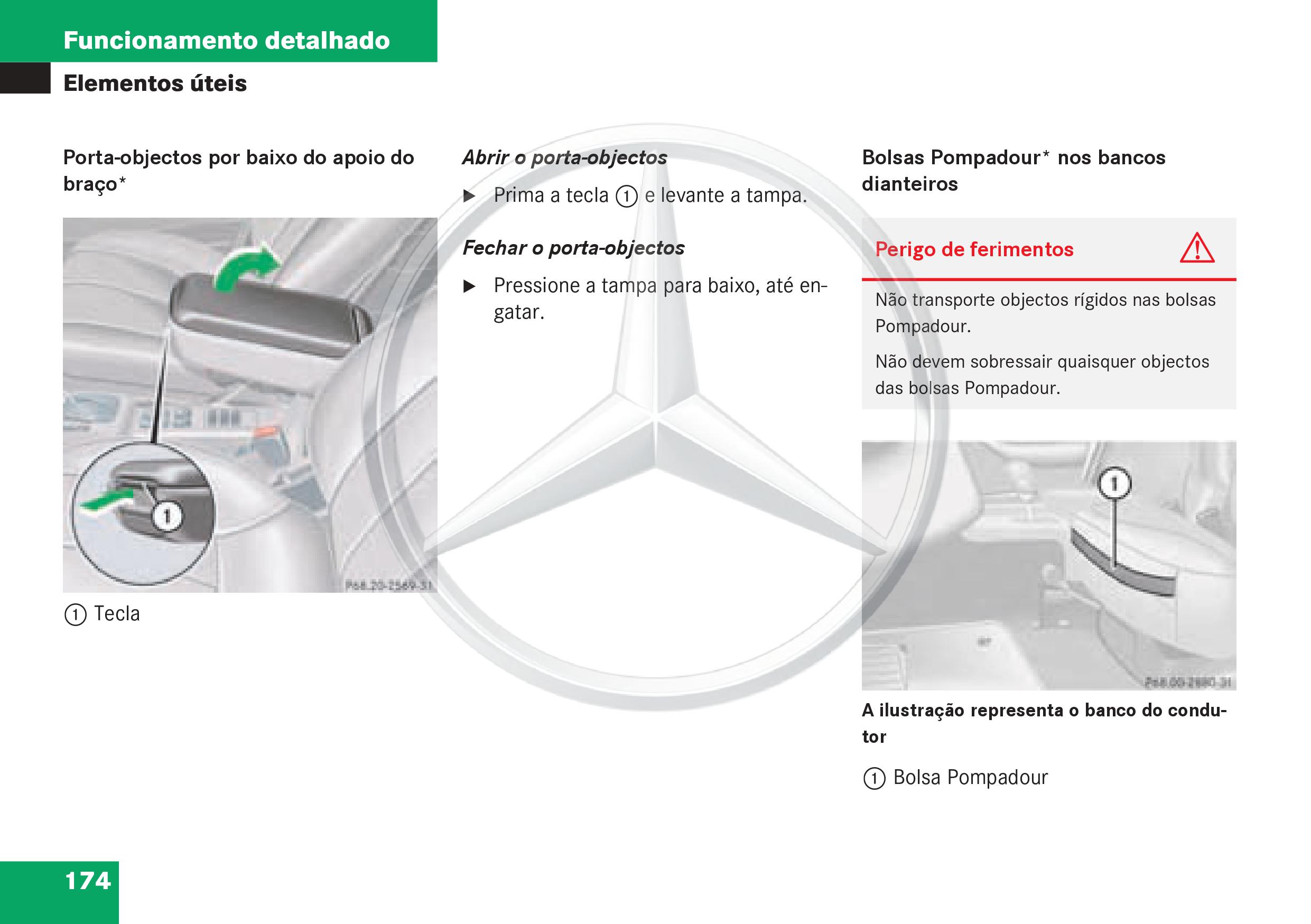 manual - (W168): Manual Classe A - português de Portugal 017610