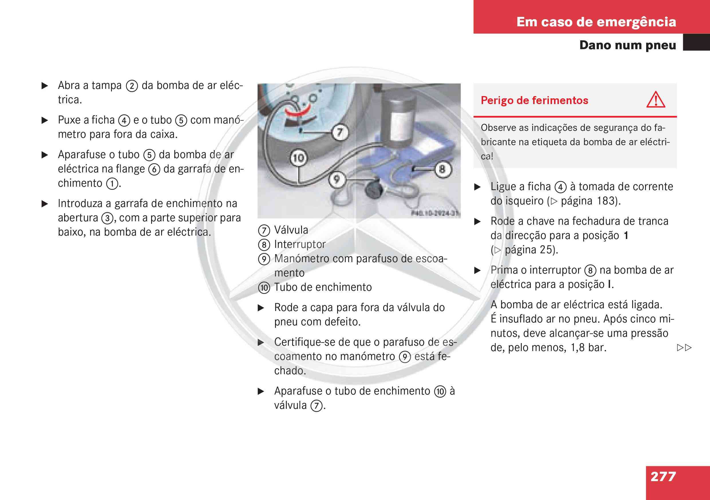 manual - (W168): Manual Classe A - português de Portugal 027910