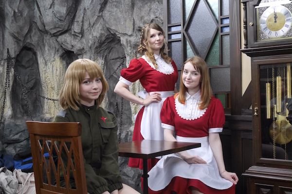 A Russian girl, Nastyan, loves Japanese culture so much that she has moved to Japan to open a maid cafe! 9d474b10