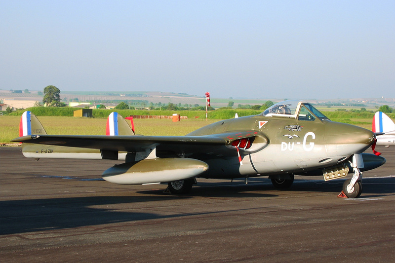 De Havilland Vampire & SNCASE Mistral 523410