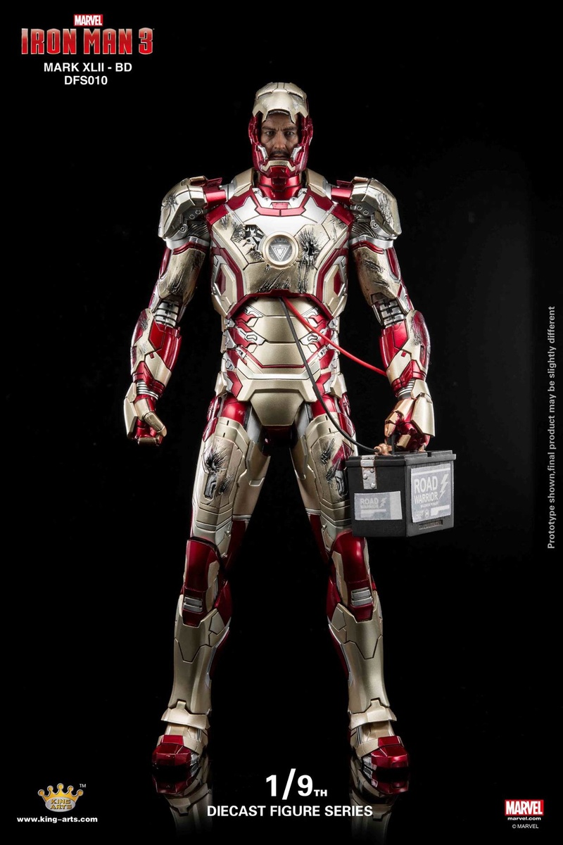 Iron Man 3 - Mark 42 - 1/9 Diecast (King Arts) 06323710