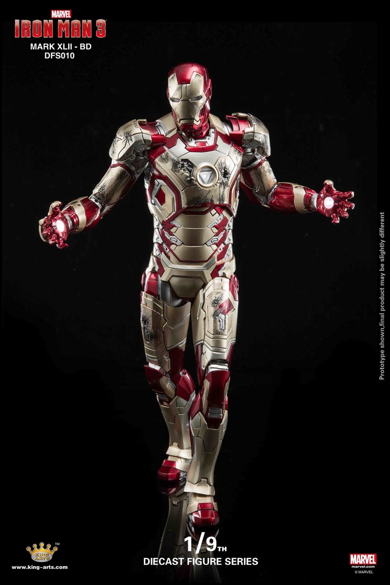 Iron Man 3 - Mark 42 - 1/9 Diecast (King Arts) 06323711