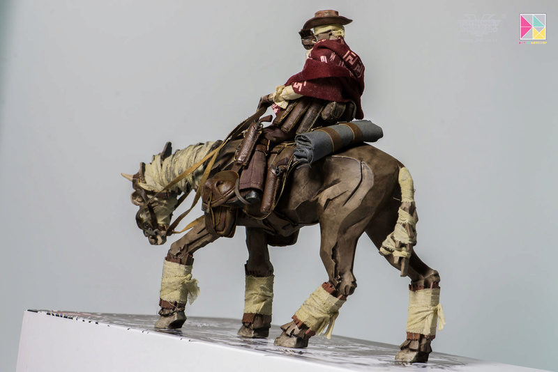 Blind Cowboy & Ghost Horse - Action Portable 1/12th (3A Toys / Threezero) 15590312