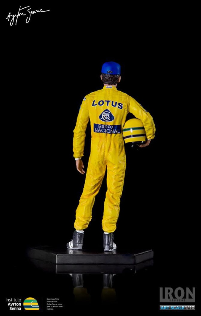 Ayrton Senna (Lotus) Live Legend 1/10 - 1987 GP de Monaco (Iron Studios) 18700310