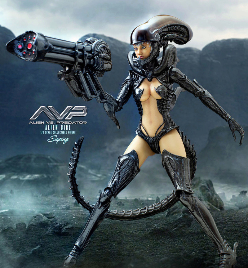 Hotangel Alien Girl Elphonso Lam 1/6 - AVP Alien Vs Predator (Hot Toys) 19375113