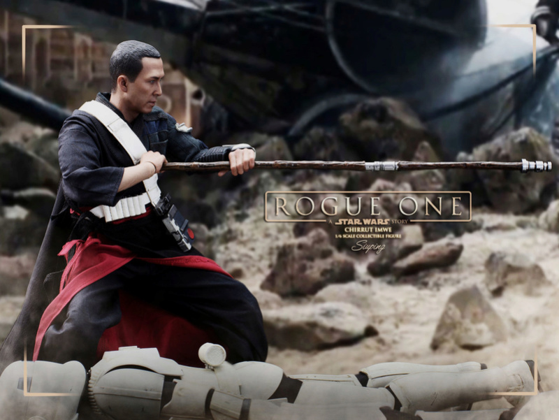 Star Wars Rogue One : 1/6 Chirrut Imwe And Deluxe Version (Hot Toys) 23355710