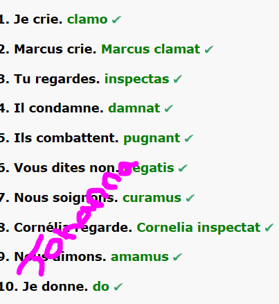 Les verbes latins au présent de l'indicatif - Page 4 Quizz_10