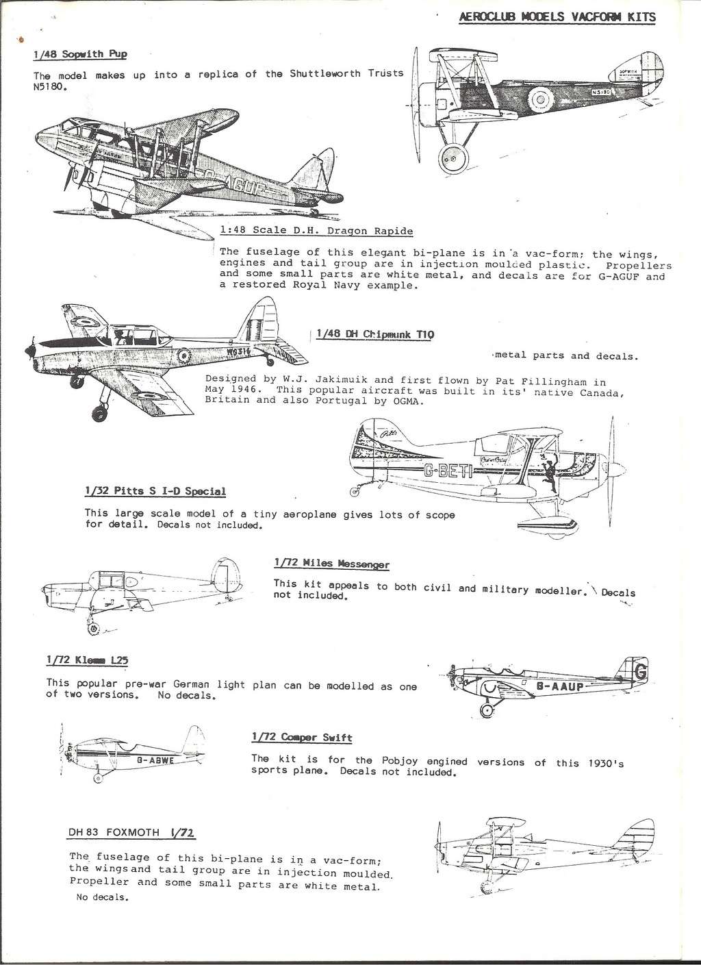 [AEROCLUB 1993] Catalogue 1993 Aerocl17