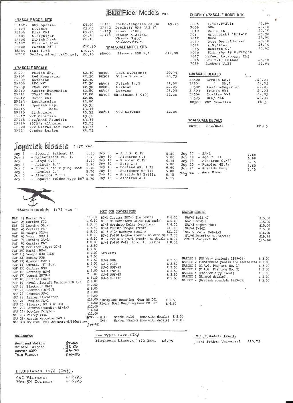 [AEROCLUB 1993] Catalogue 1993 Aerocl24