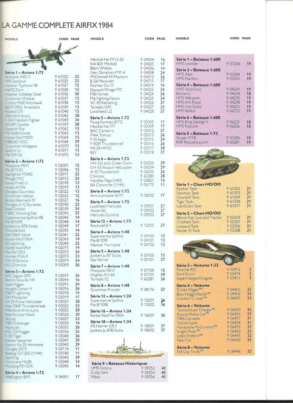 [AIRFIX 1984] Catalogue 1984 21ème édition Airfix55