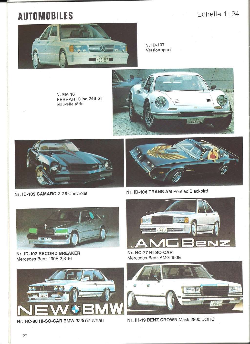 [FUJIMI 1987] Catalogue 1987 Fujim153