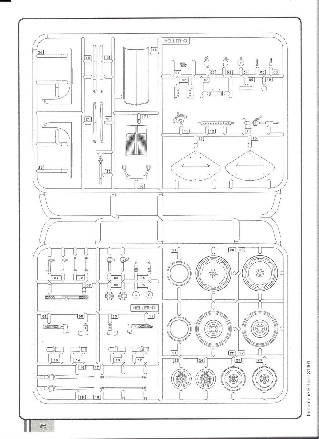 FERGUSSON TE 20 - FF 30 1/24ème  Réf 81401 Notice Hell1806